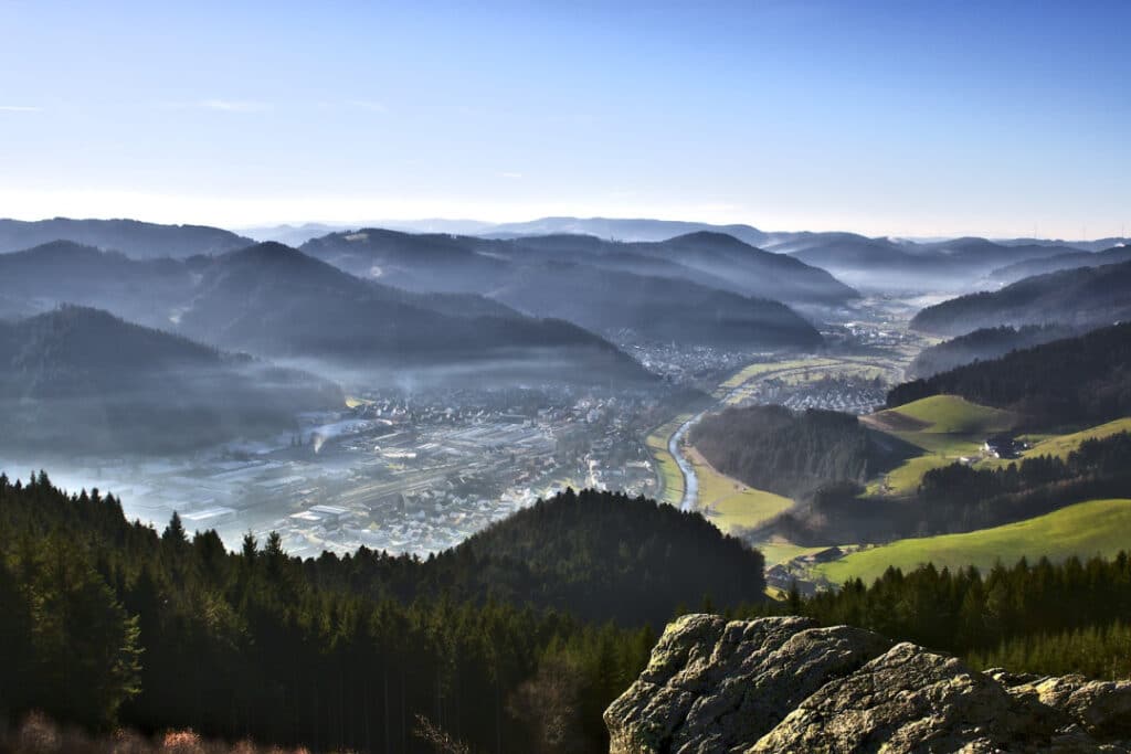 Spitzenfelsen Rundweg Schwarzwald Natur Hotel Hausach Urlaub